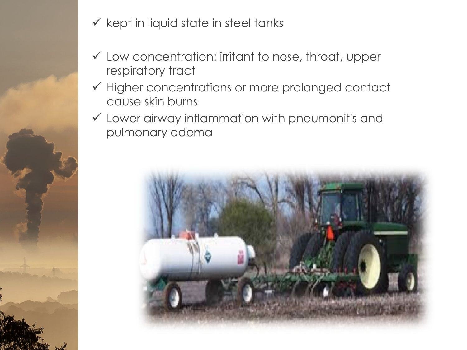 Toxic Industrial Substances with Suffocative Effect - 12